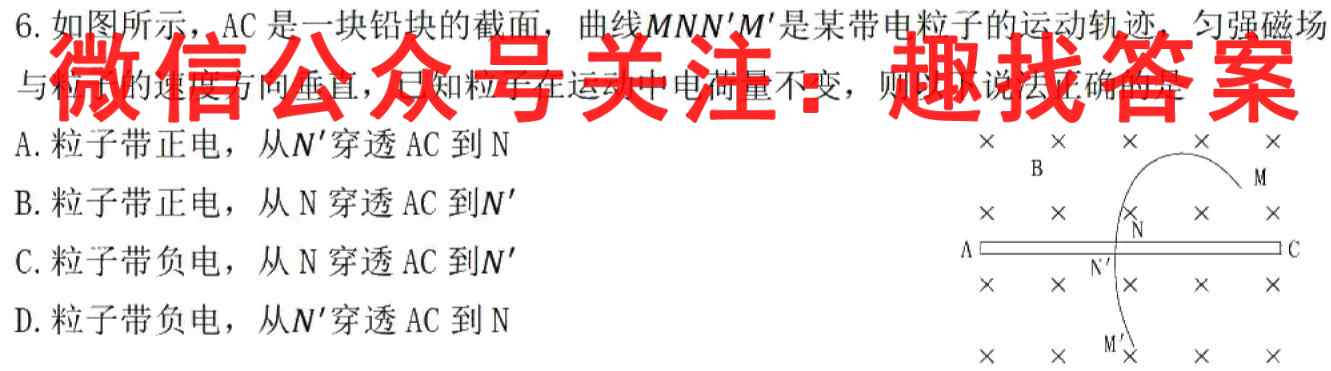 2023届衡水金卷先享题调研卷全国卷(二)2物理