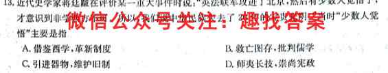 2023年普通高等学校全国统一模拟招生考试新未来12月高二联考历史试卷