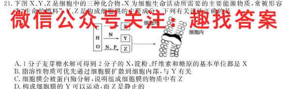 2023届衡水金卷先享题 调研卷 福建版(六)生物