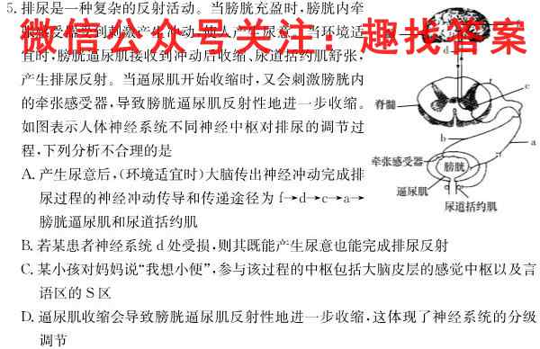 非凡吉创2022-2023学年高三TOP二十名校调研模拟卷二生物