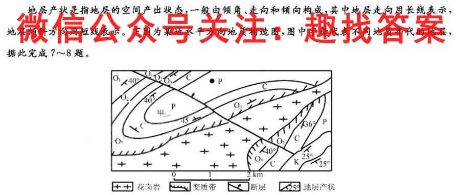 神州智达2023年普通高等学校招生全国统一考试(信息卷Ⅱ)地理