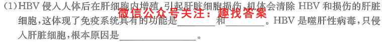 衡水金卷2023答案调研卷全国乙卷生物