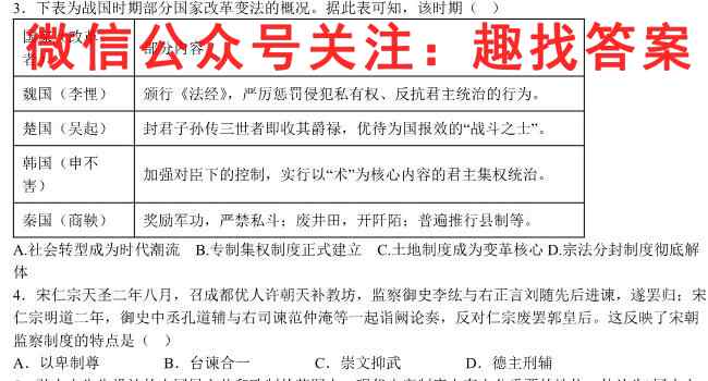2023届衡水金卷先享题调研卷 重庆专版 五政治