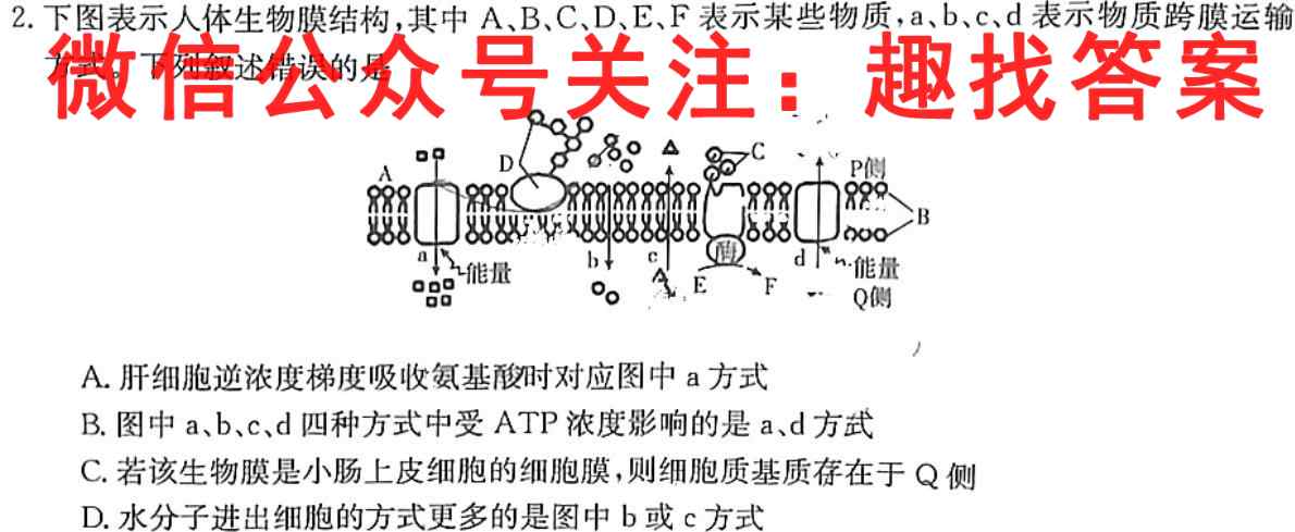 耀正文化 2023届高考仿真模拟卷(三)3生物