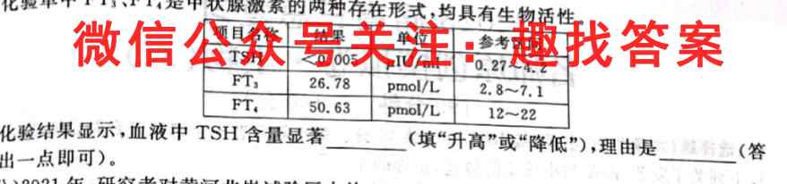衡中同卷 2022-2023学年度高三一轮复习滚动卷 新教材(六)6生物