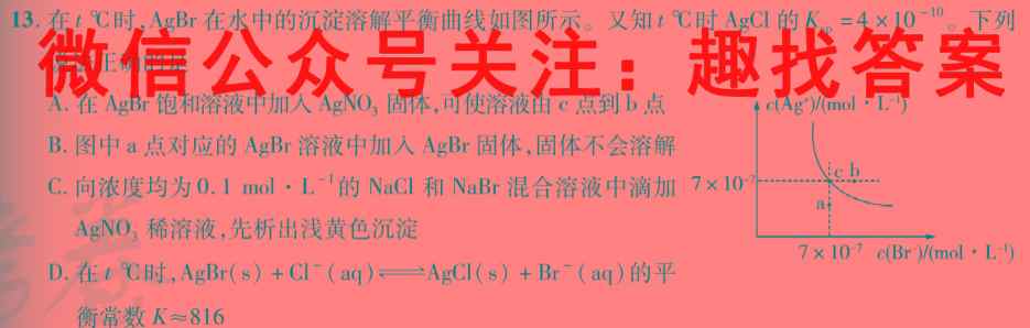 2023届全国普通高等学校招生统一考试 JY高三模拟卷(四)4化学