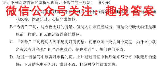 华普教育 2023全国名校高考分科综合卷(二)2语文