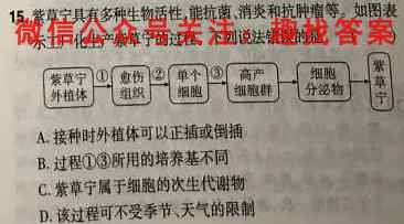 衡水金卷 2022-2023学年度上学期高二年级五调考试(新教材新高考·月考卷)生物