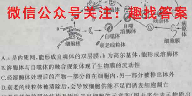 2023届中国好试卷·高考信息卷(七)7生物
