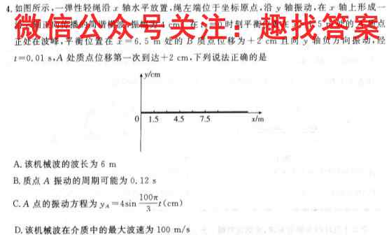 新时代NT教育2022-2023学年高一质量检测物理