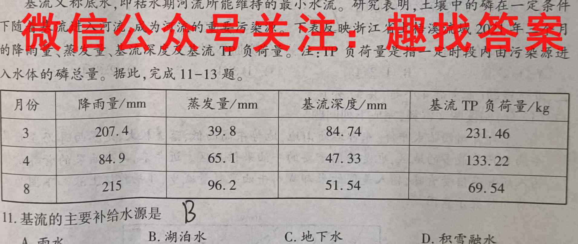 2023年山东省潍坊市部分学校高三阶段摸底联考(2023.2)地理