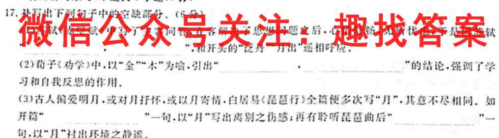 炎德英才大联考 2023年普通高等学校招生全国统一考试考前演练二2语文