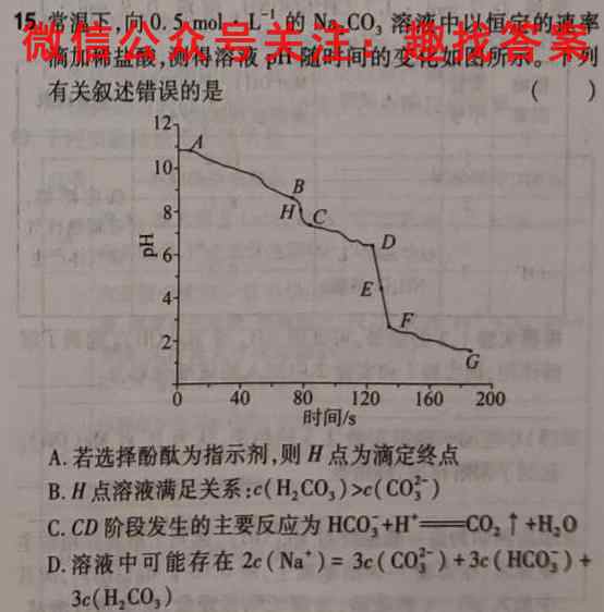 耀正文化 2023届高考仿真模拟卷(三)3化学