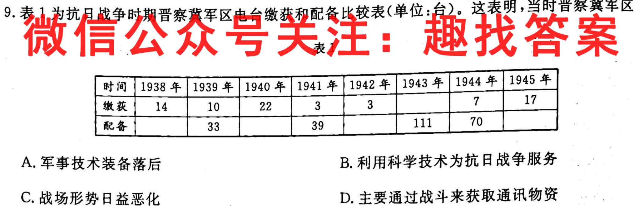 湖北省十堰市2022~2023学年度高一上学期期末调研考试题(23-174A)历史试卷