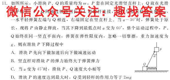 2024~2023学年第二学期高一年级开学考试(23392A)q物理